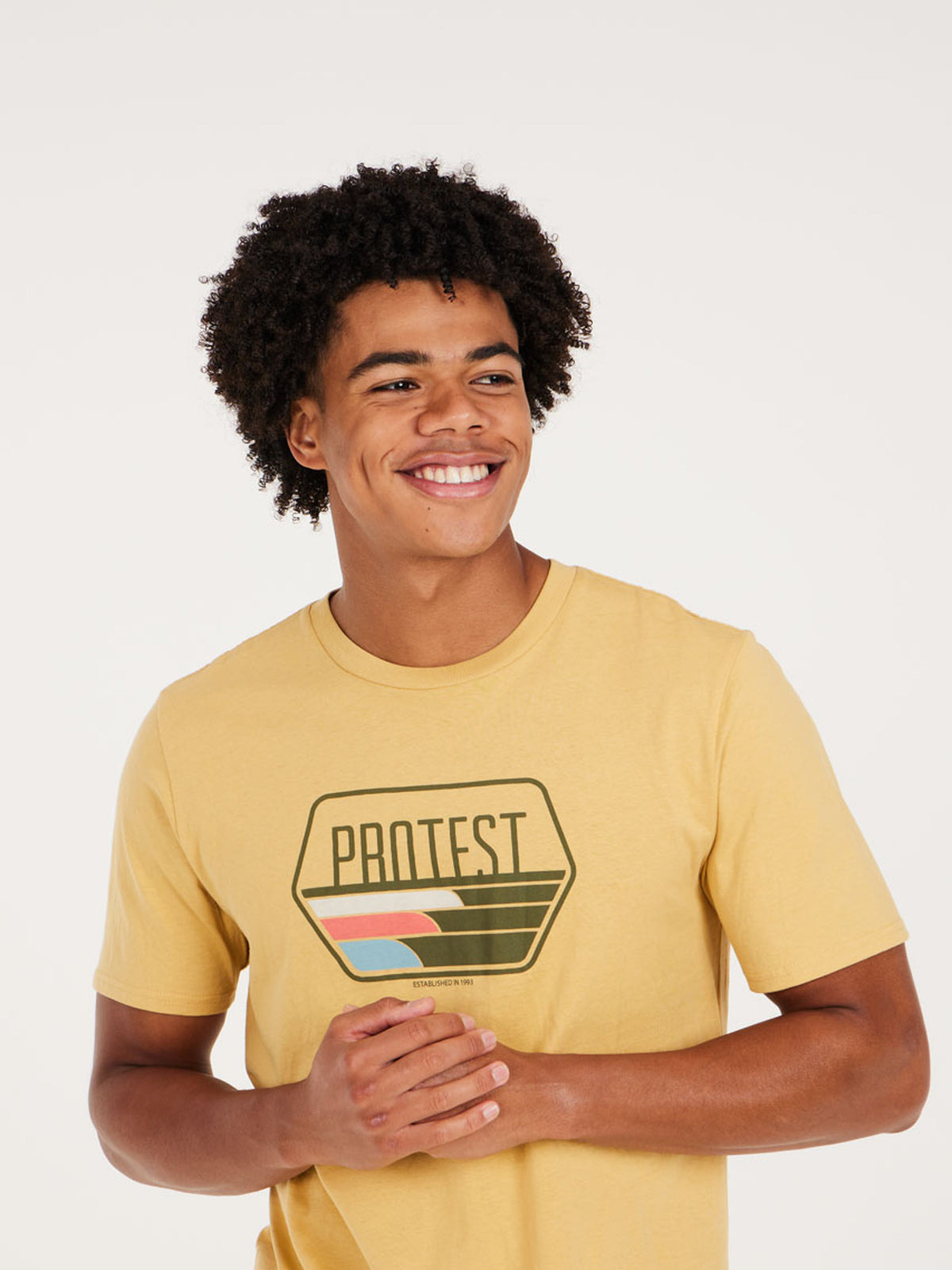 PROTEST PRTSTAN t-shirt | ButterYellow