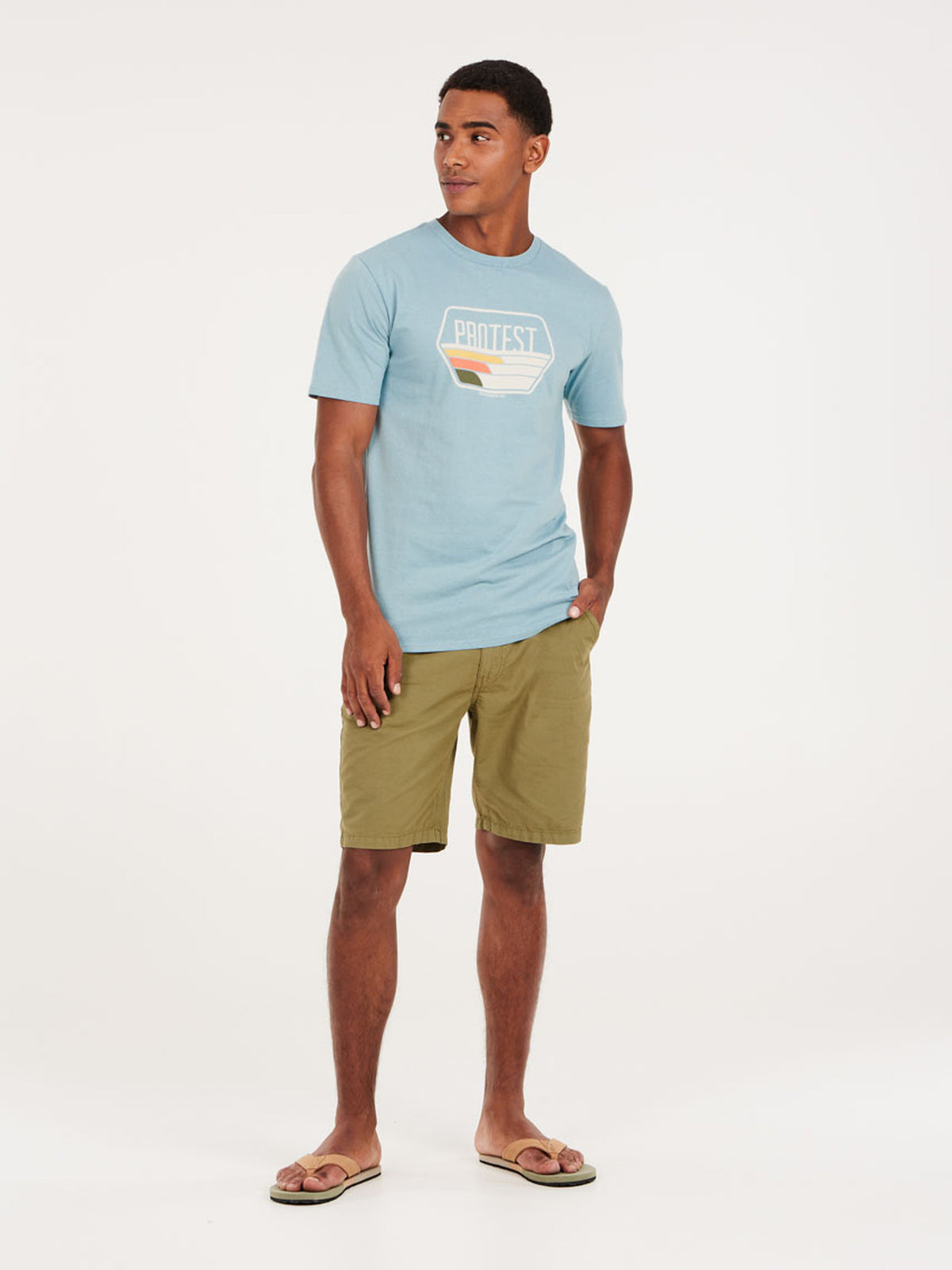 PROTEST PRTSTAN t-shirt | Tourmaline Blue