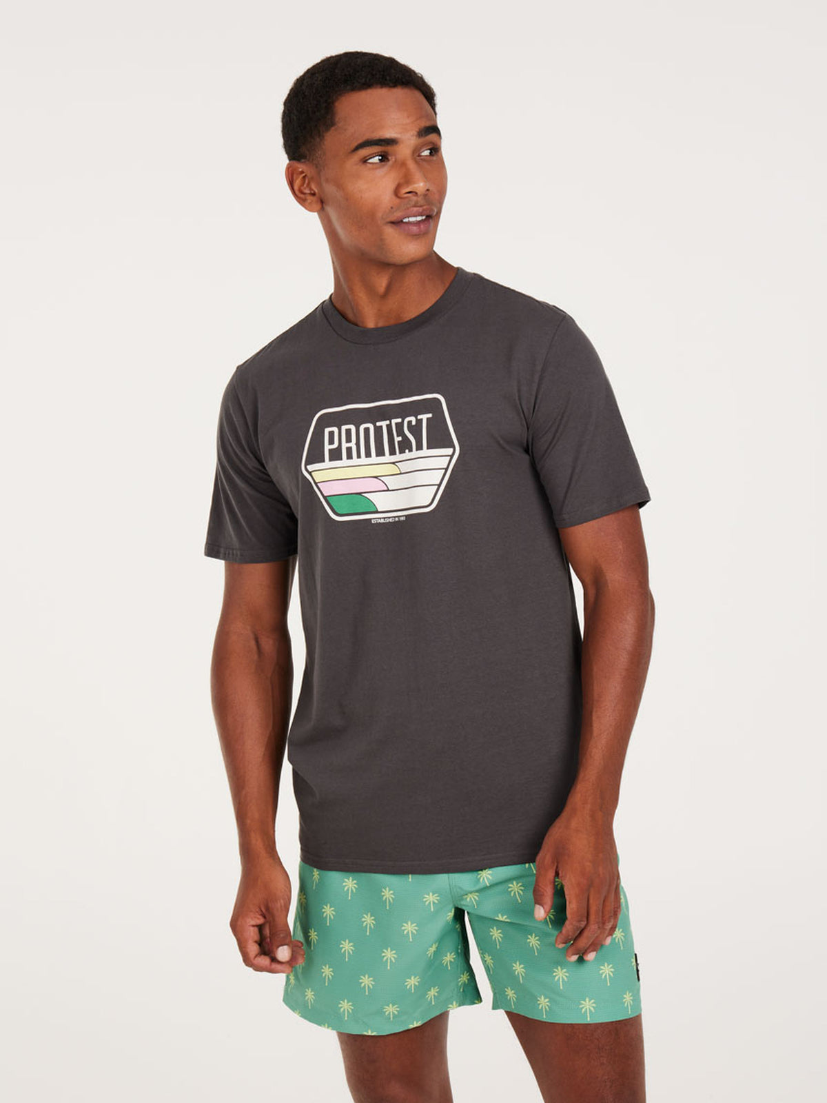 PROTEST PRTSTAN t-shirt | Deep Grey