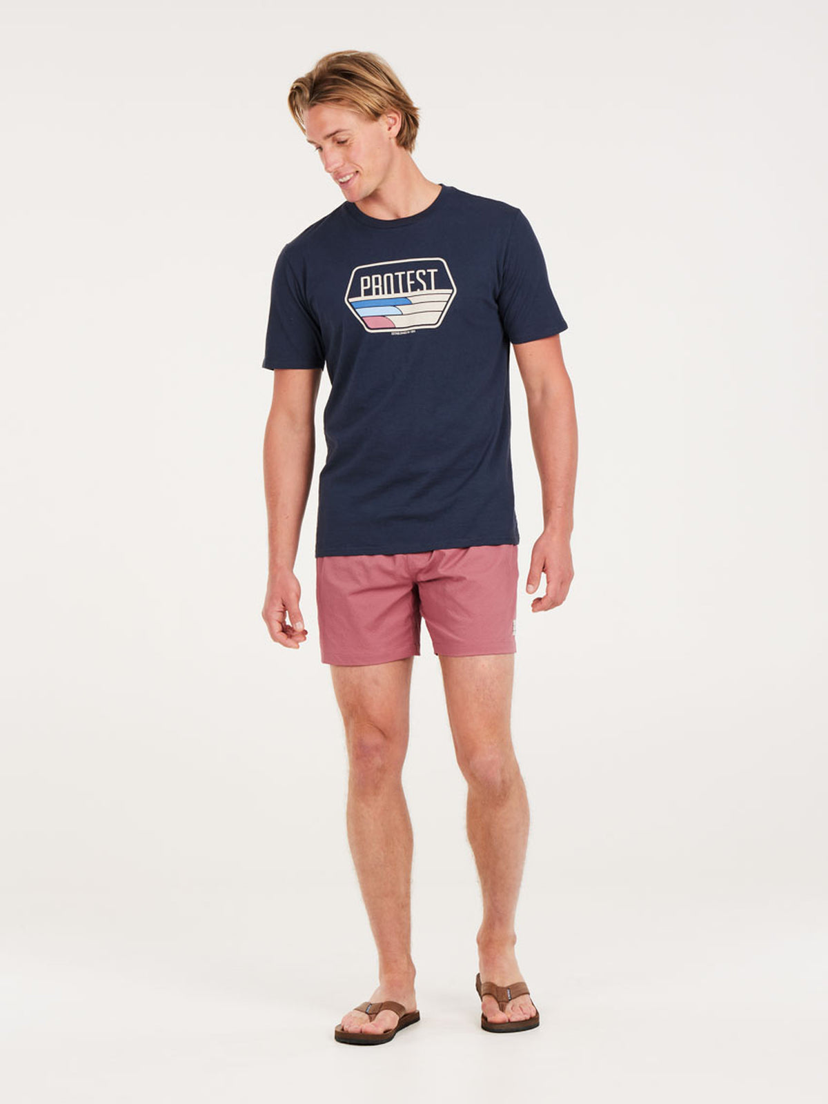 PROTEST PRTSTAN t-shirt | Night Skyblue