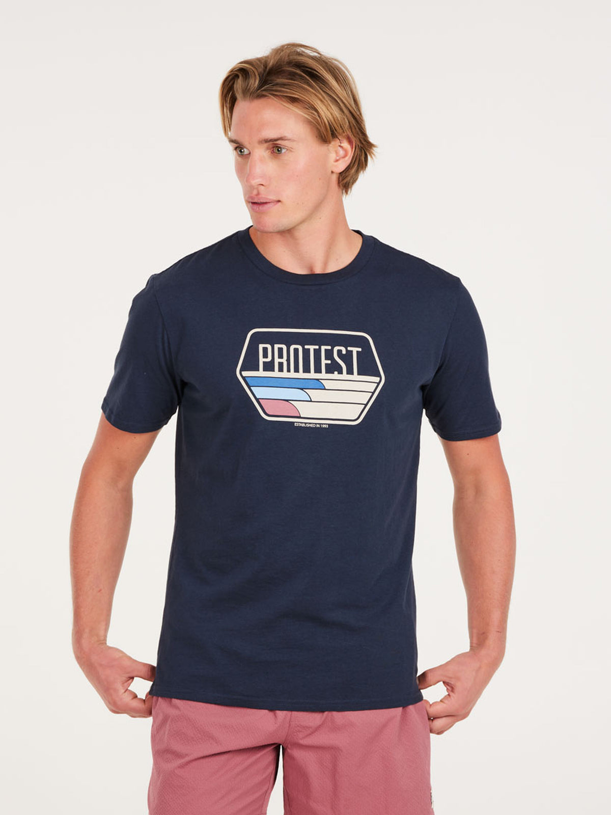 PROTEST PRTSTAN t-shirt | Night Skyblue