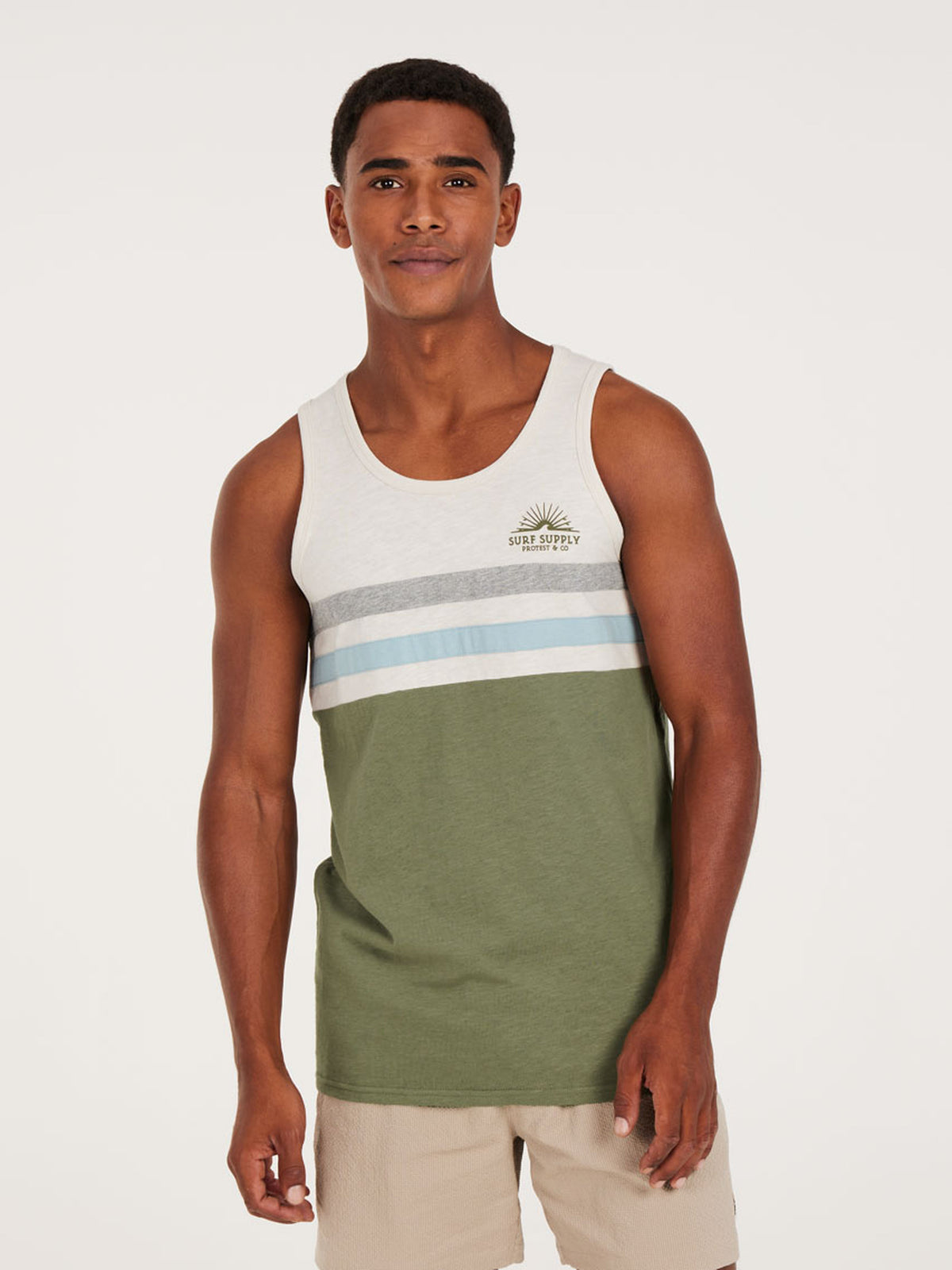 PROTEST PRTSAMO singlet | Artichoke green