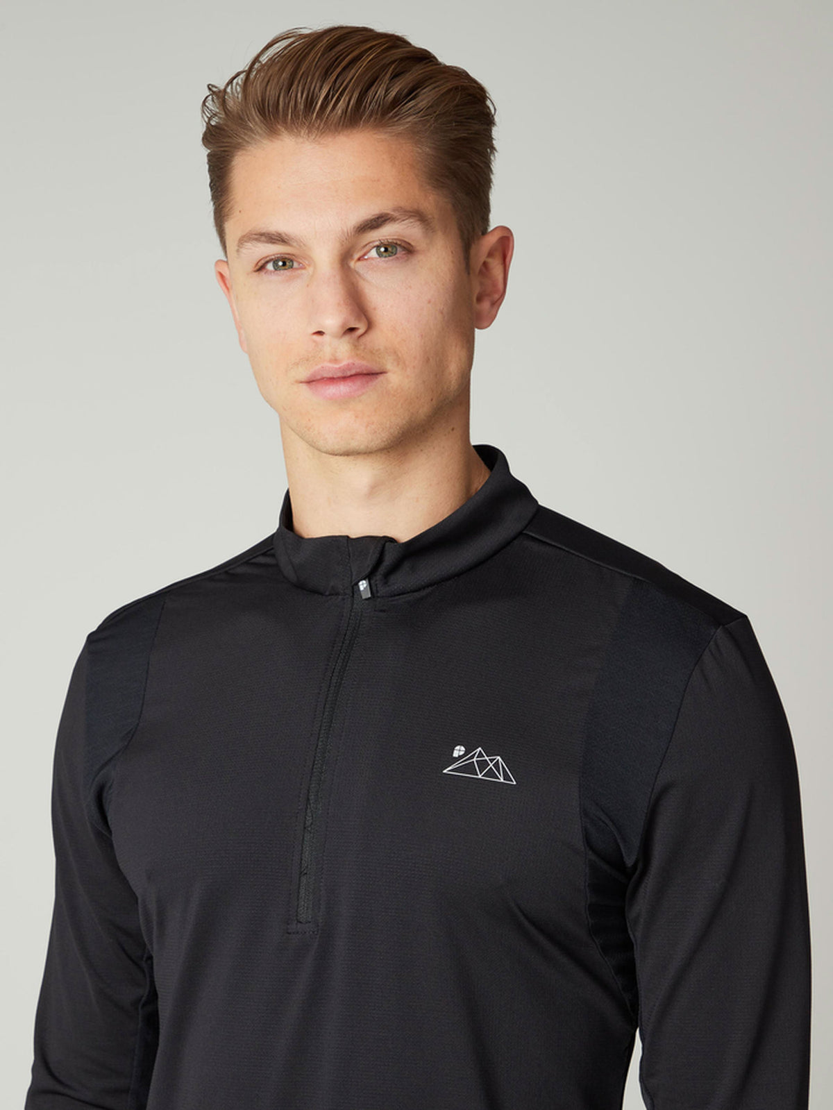 PROTEST PRTSTRAYED 1/4 Zip Top | True Black