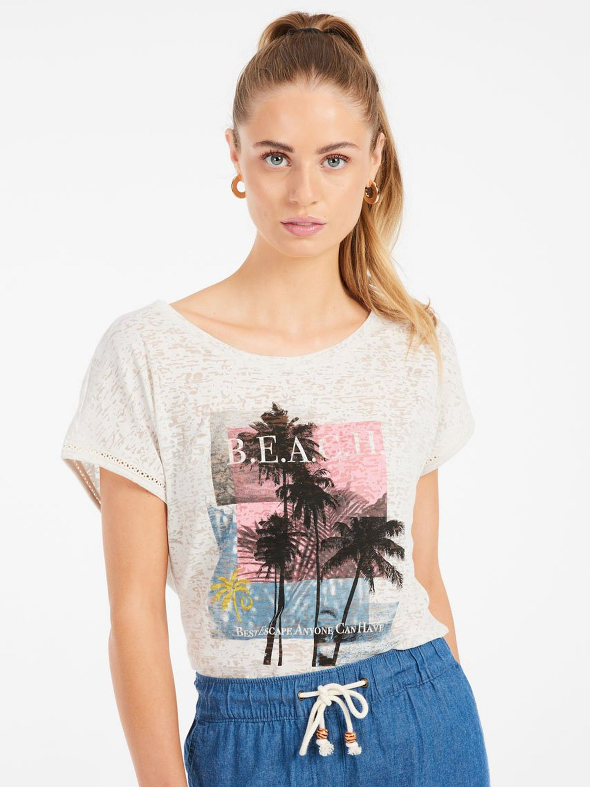 PROTEST PRTElles T-shirts & Tops | Guava Pink