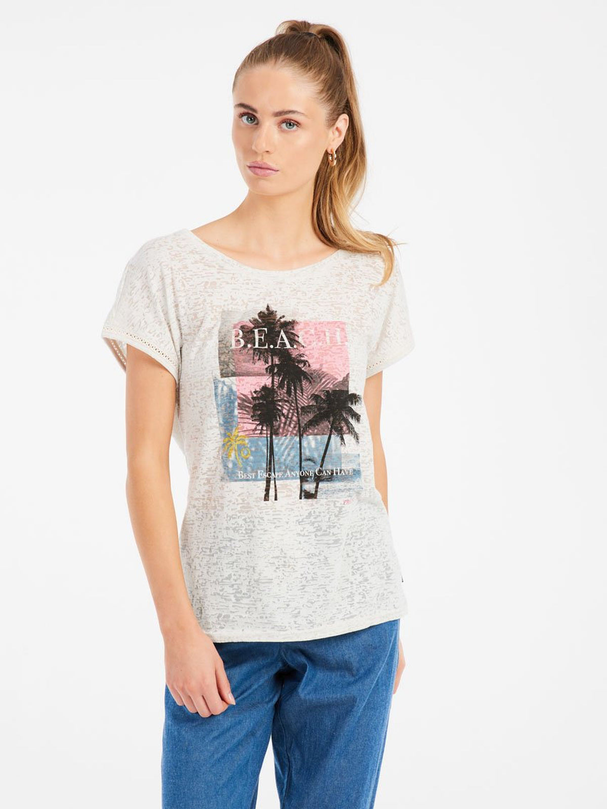 PROTEST PRTElles T-shirts & Tops | Guava Pink