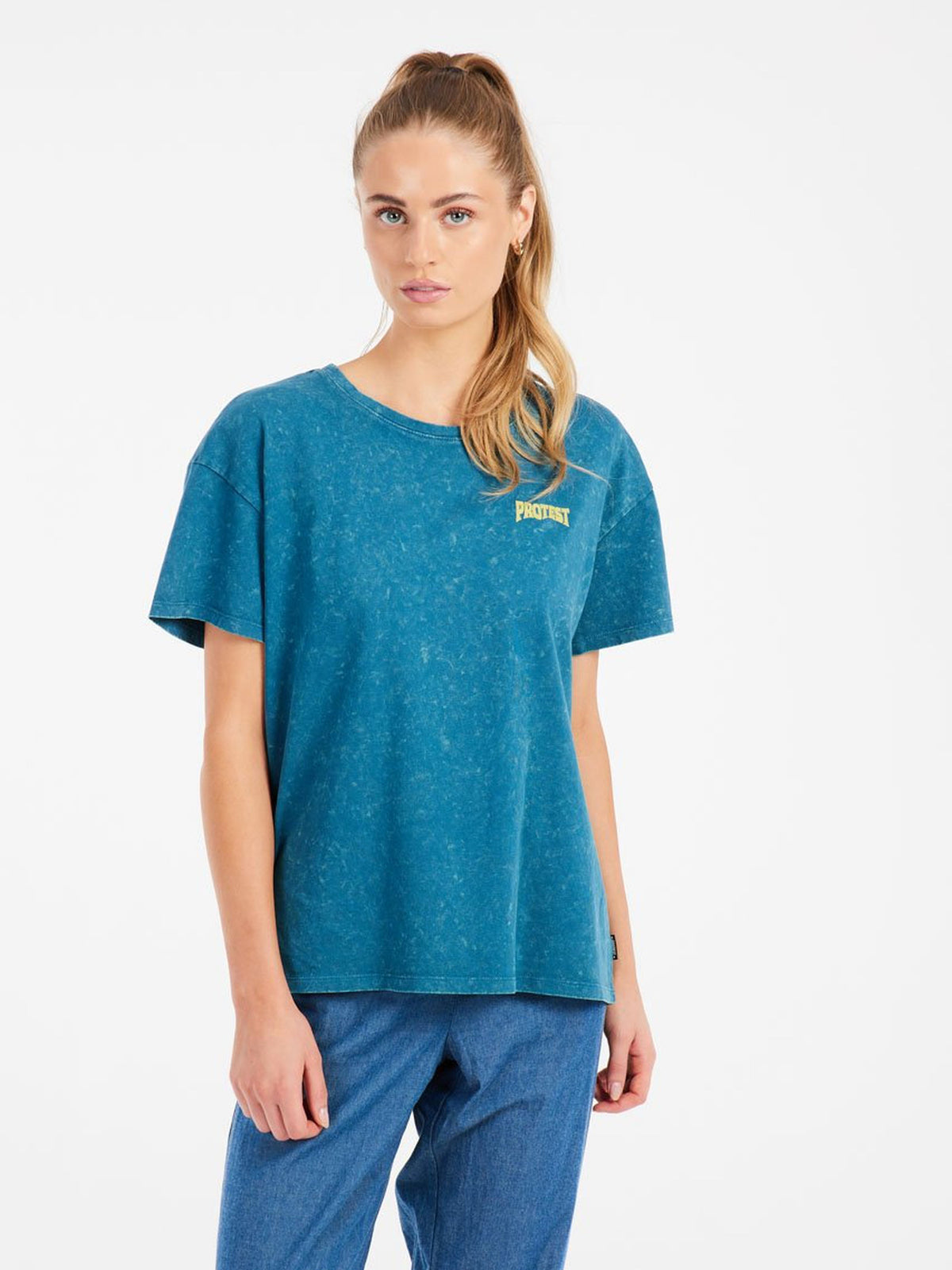 PROTEST PRTAlpha T-shirts & Tops | Surfing Blue