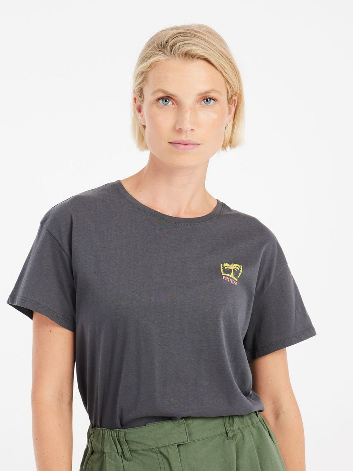 PROTEST PRTLassy T-shirts & Tops | Anthra Grey