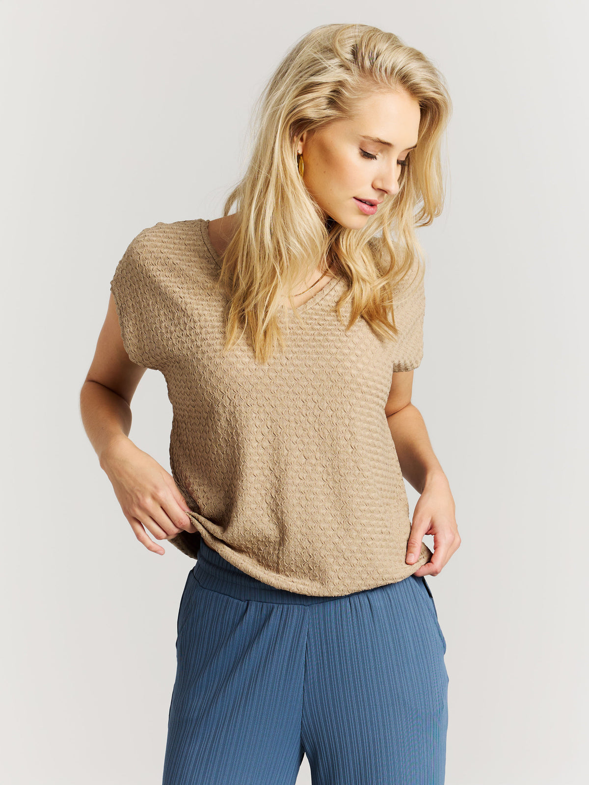 PROTEST PRTNele Tees Shortsleeve | BambooBeige