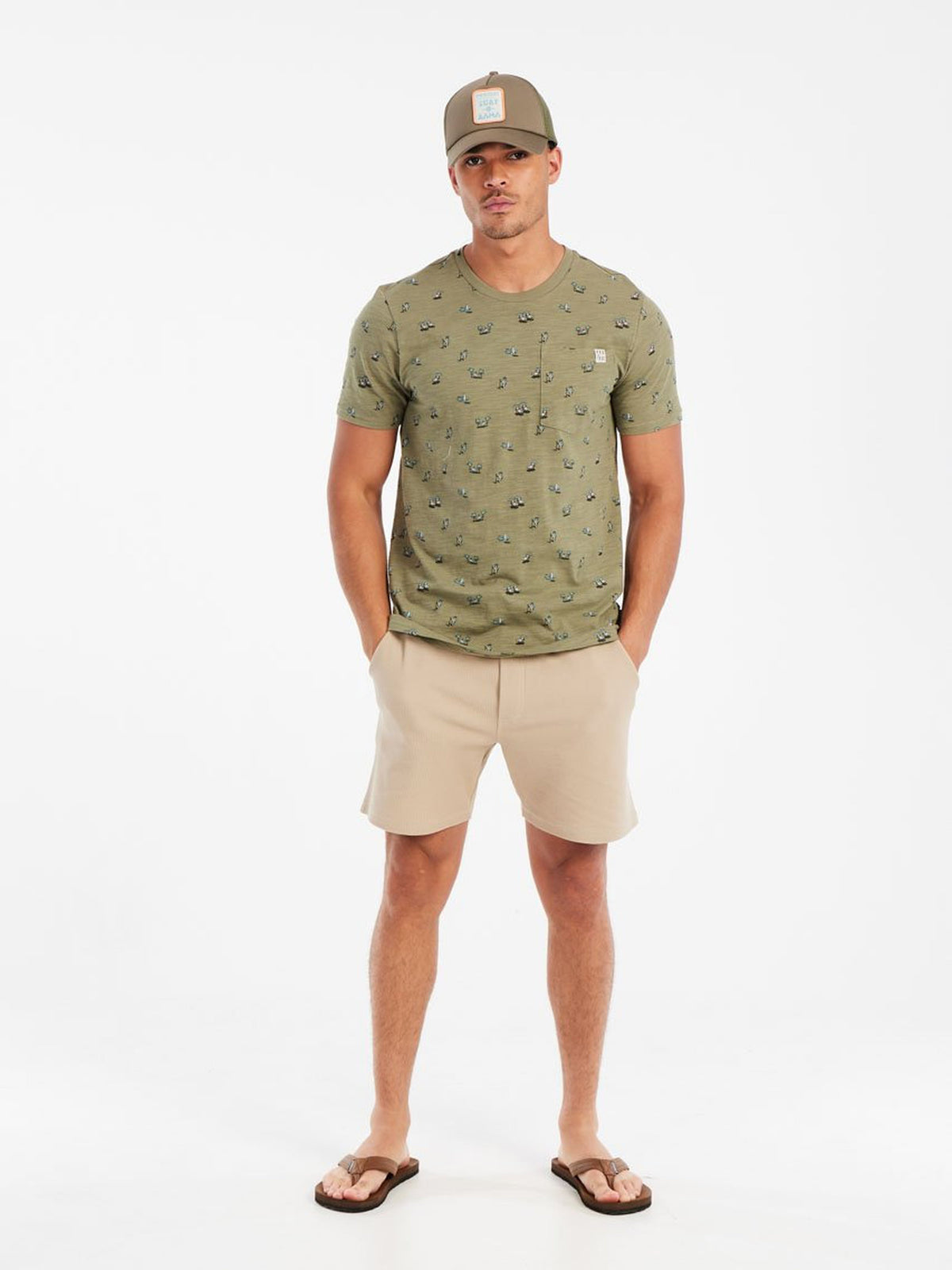 PROTEST PRTElston T-shirts & Polos | Artichoke green
