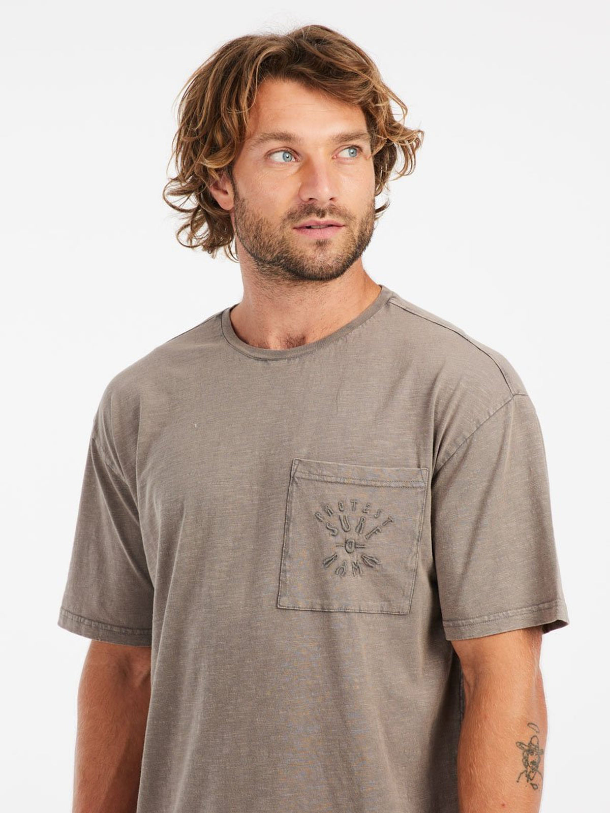 PROTEST PRTFarrel T-shirts & Polos | Soil Grey
