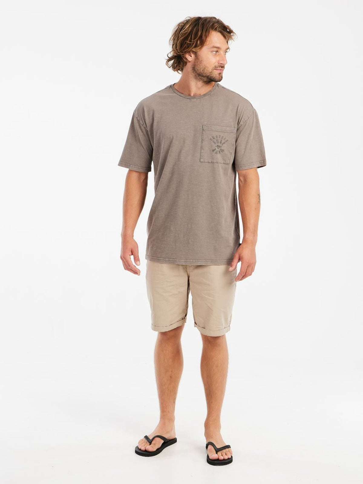 PROTEST PRTFarrel T-shirts & Polos | Soil Grey