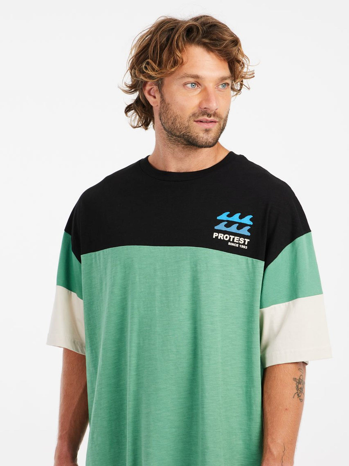 PROTEST PRTDuel T-shirts & Polos | Cactus Green
