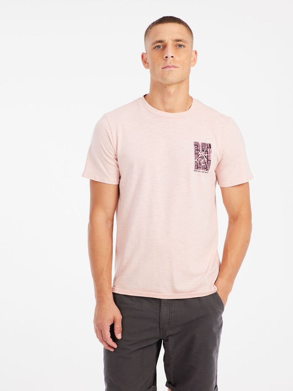 PROTEST PRTVictor T-shirts & Polos | Peach Pink