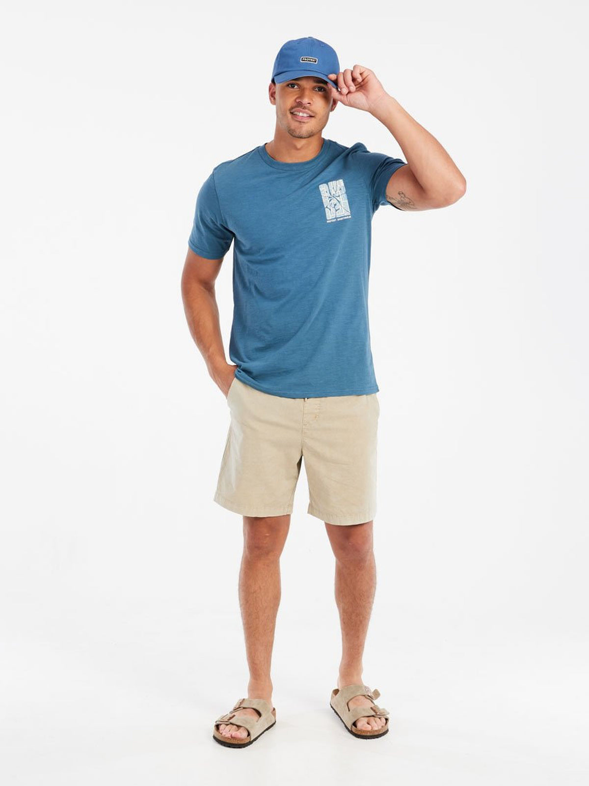 PROTEST PRTVictor T-shirts & Polos | Raku Blue