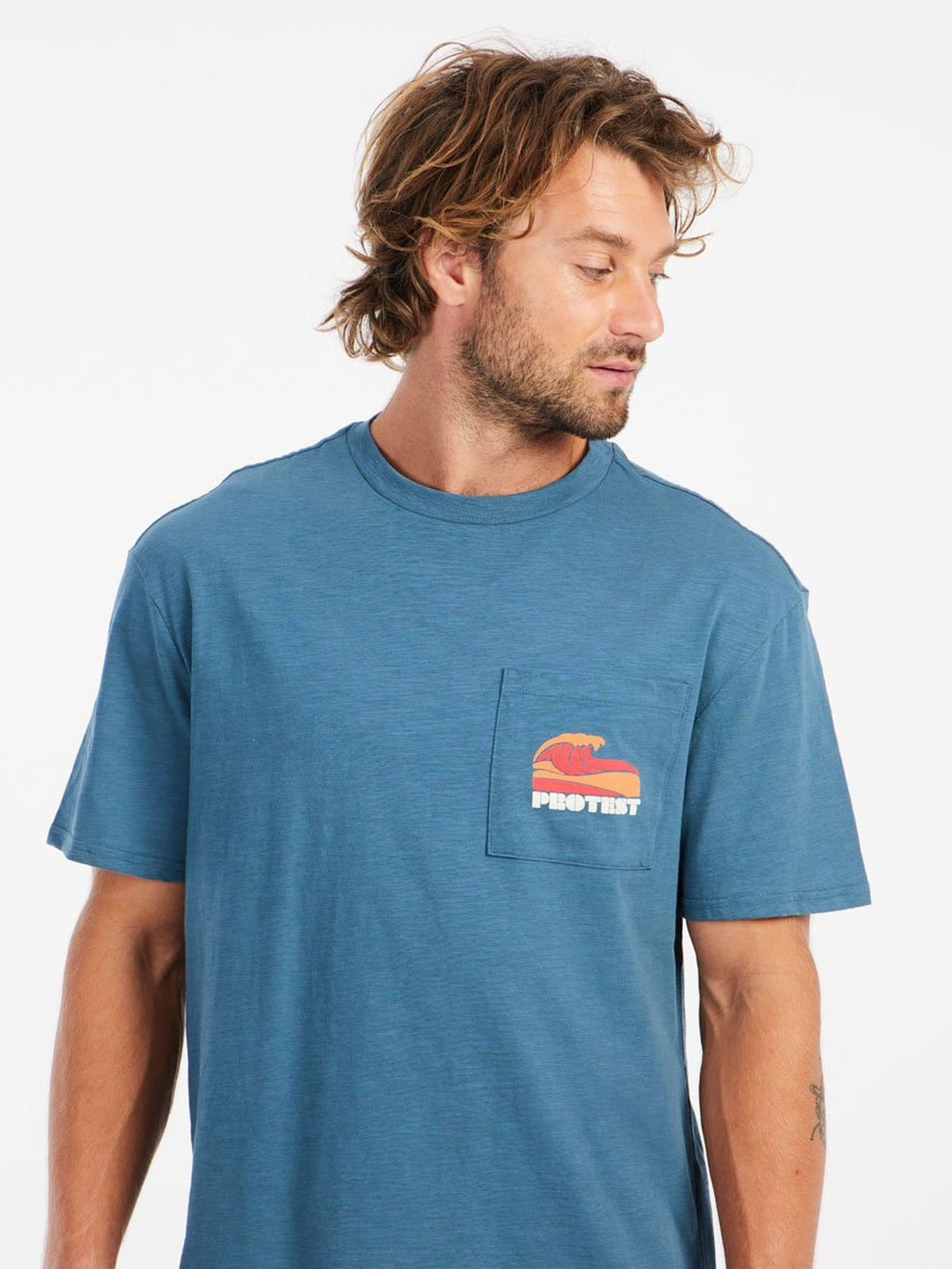 PROTEST PRTJake T-shirts & Polos | Raku Blue