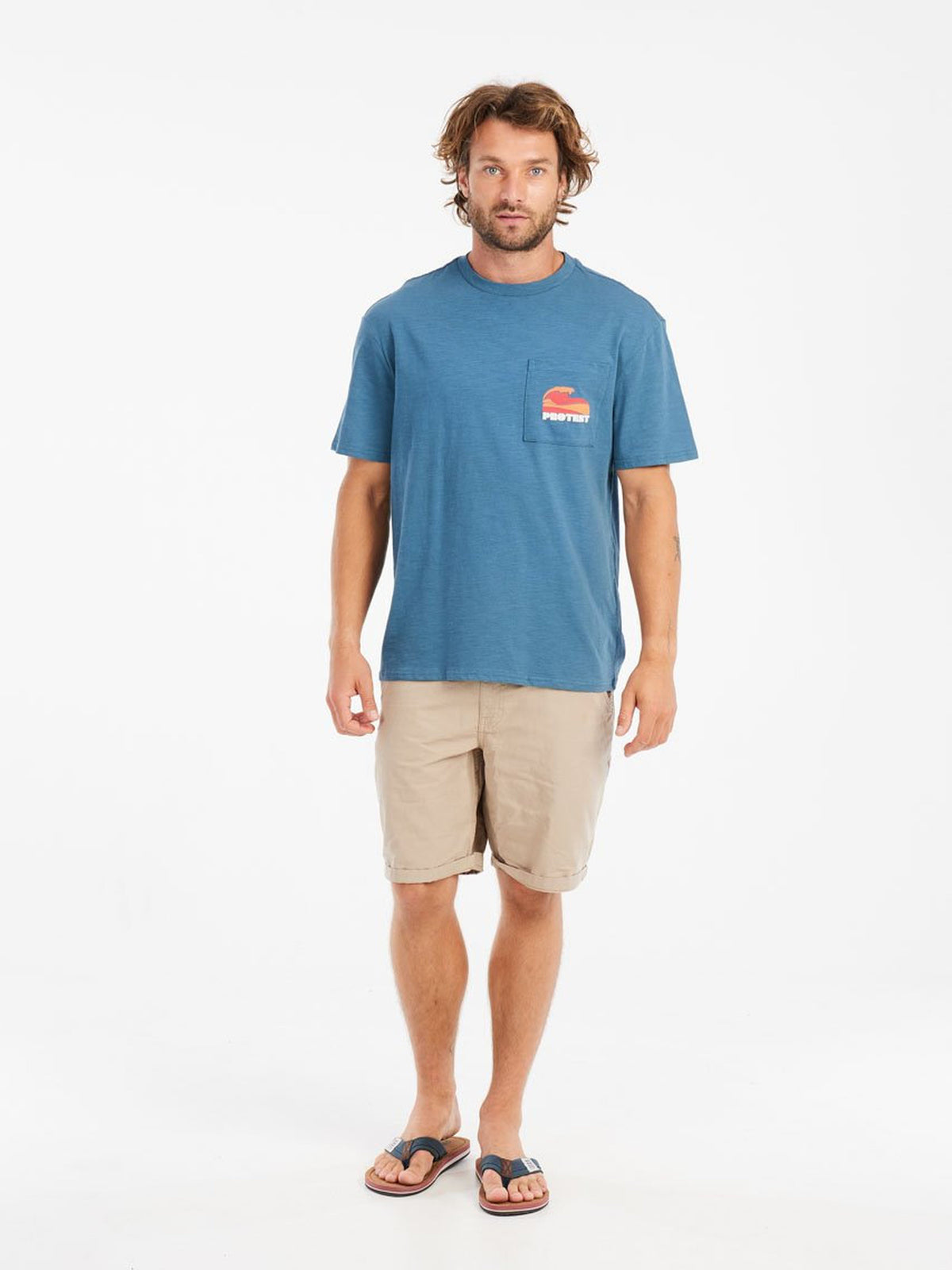 PROTEST PRTJake T-shirts & Polos | Raku Blue