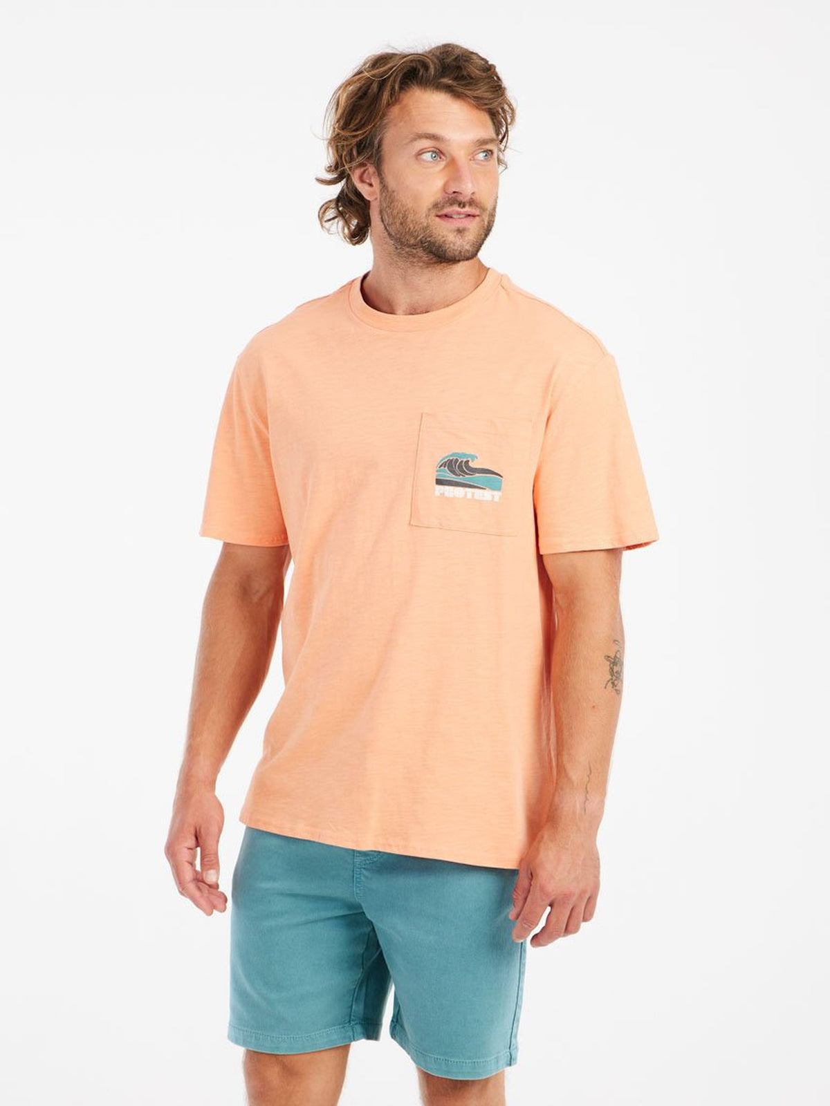 PROTEST PRTJake T-shirts & Polos | Cadmium Orange