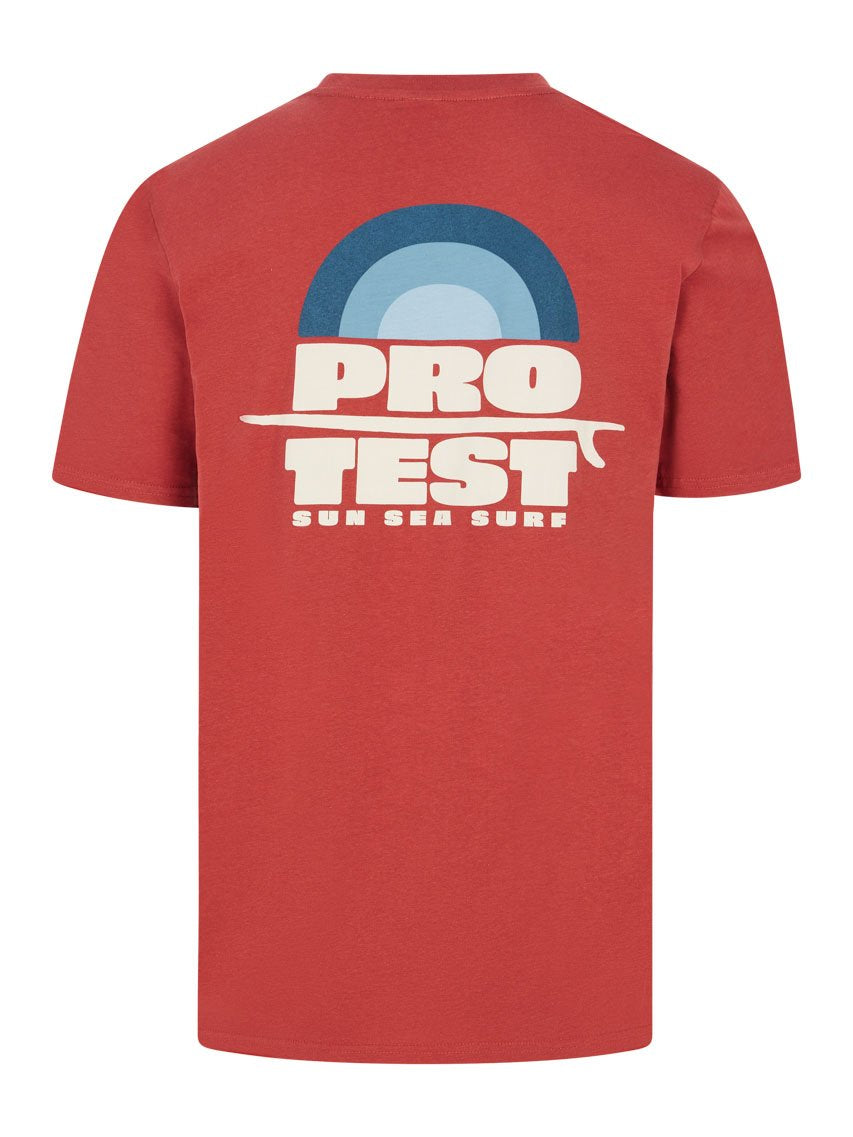 PROTEST PRTBaio T-Shirt | Brick Red
