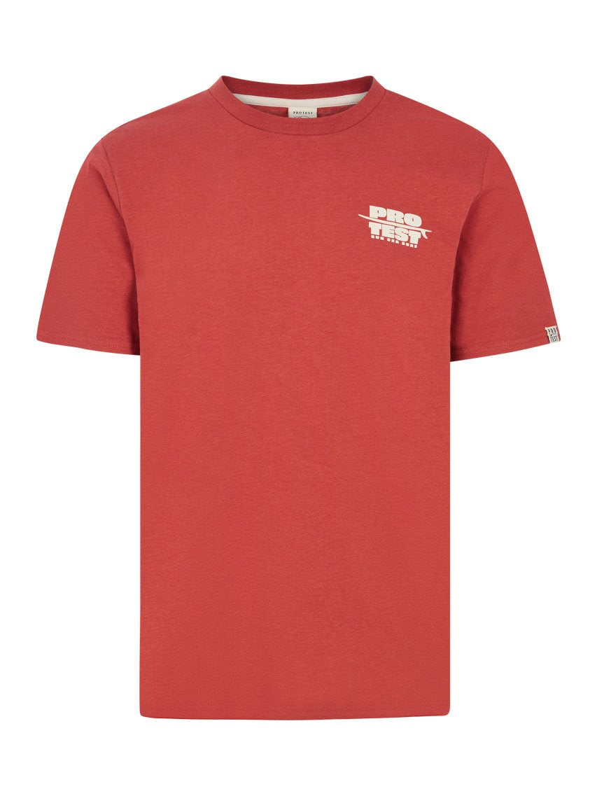 PROTEST PRTBaio T-Shirt | Brick Red