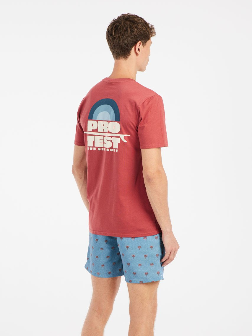 PROTEST PRTBaio T-Shirt | Brick Red