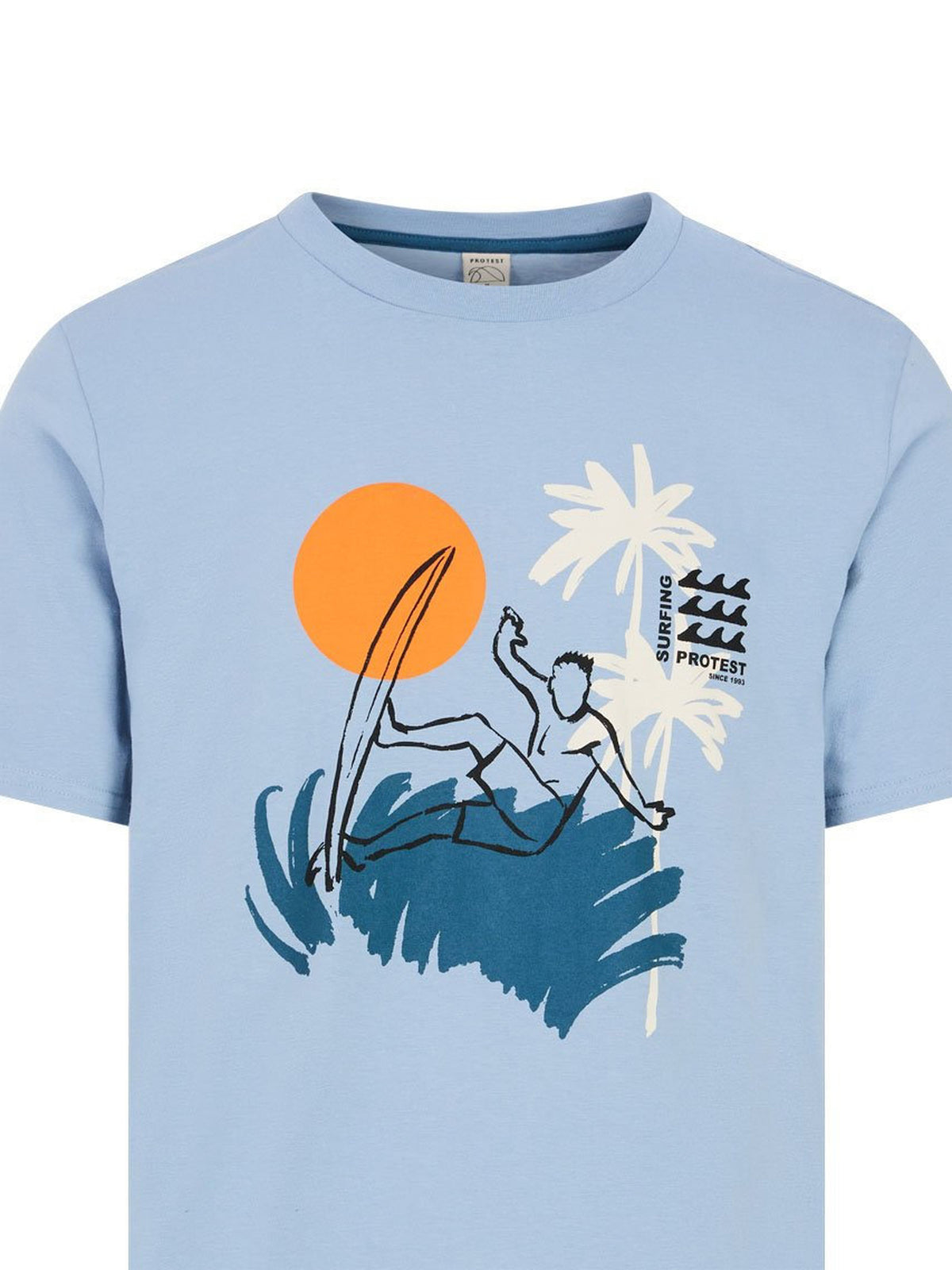 PROTEST PRTRodas T-shirts & Polos | Dusty Blue