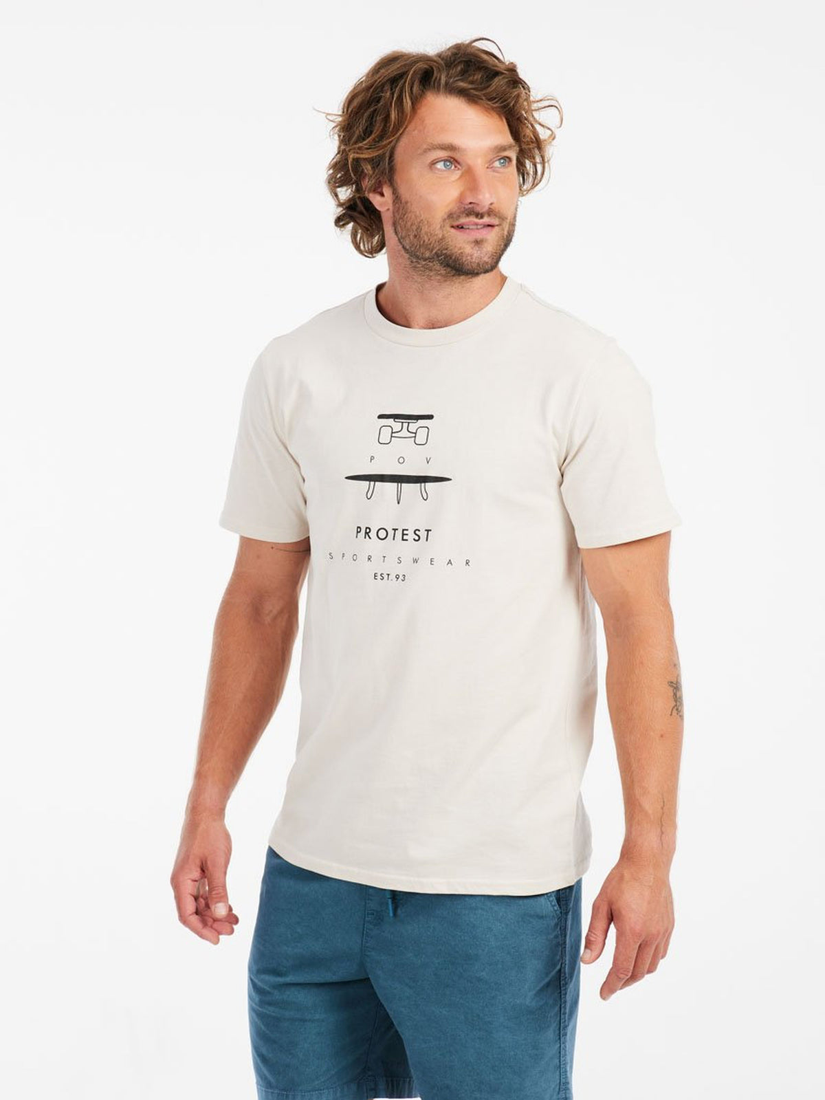 PROTEST PRTAndros T-shirts & Polos | Kitoffwhite