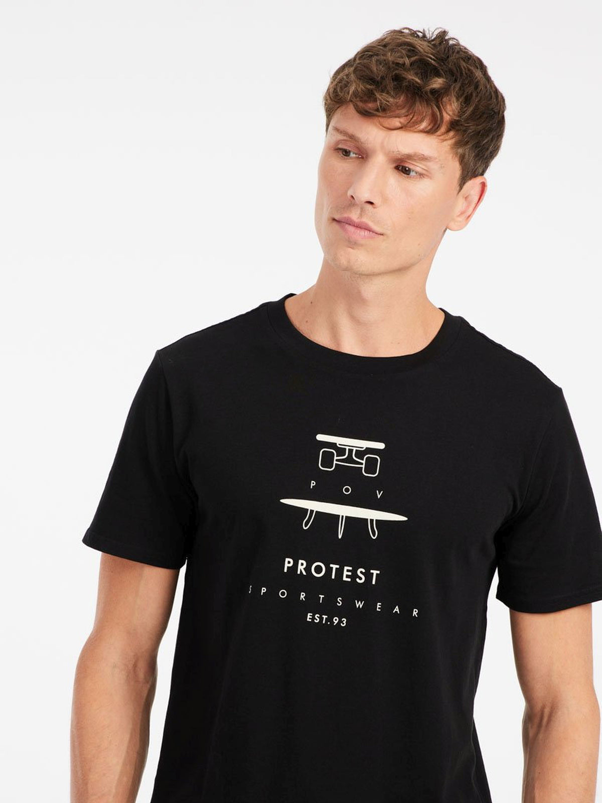 PROTEST PRTAndros T-shirts & Polos | True Black
