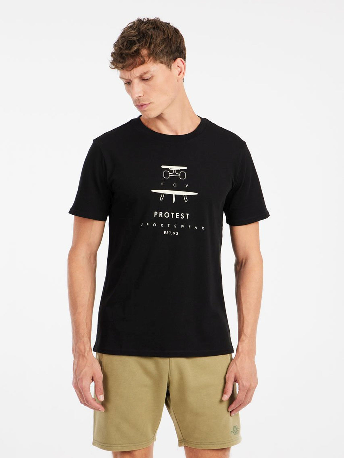 PROTEST PRTAndros T-shirts & Polos | True Black