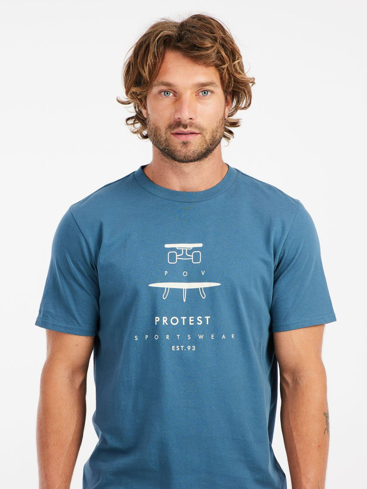 PROTEST PRTAndros T-shirts & Polos | Raku Blue