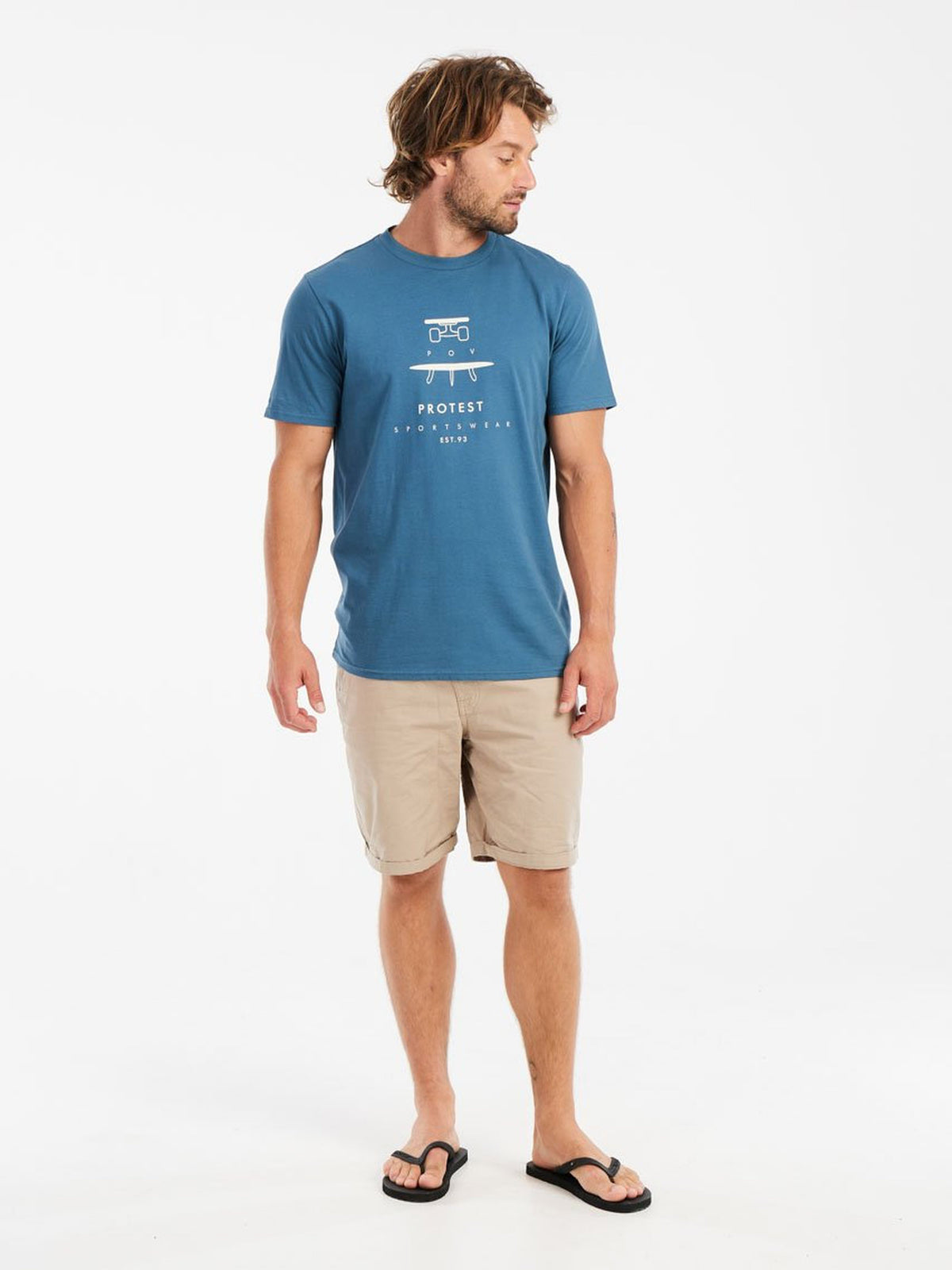 PROTEST PRTAndros T-shirts & Polos | Raku Blue