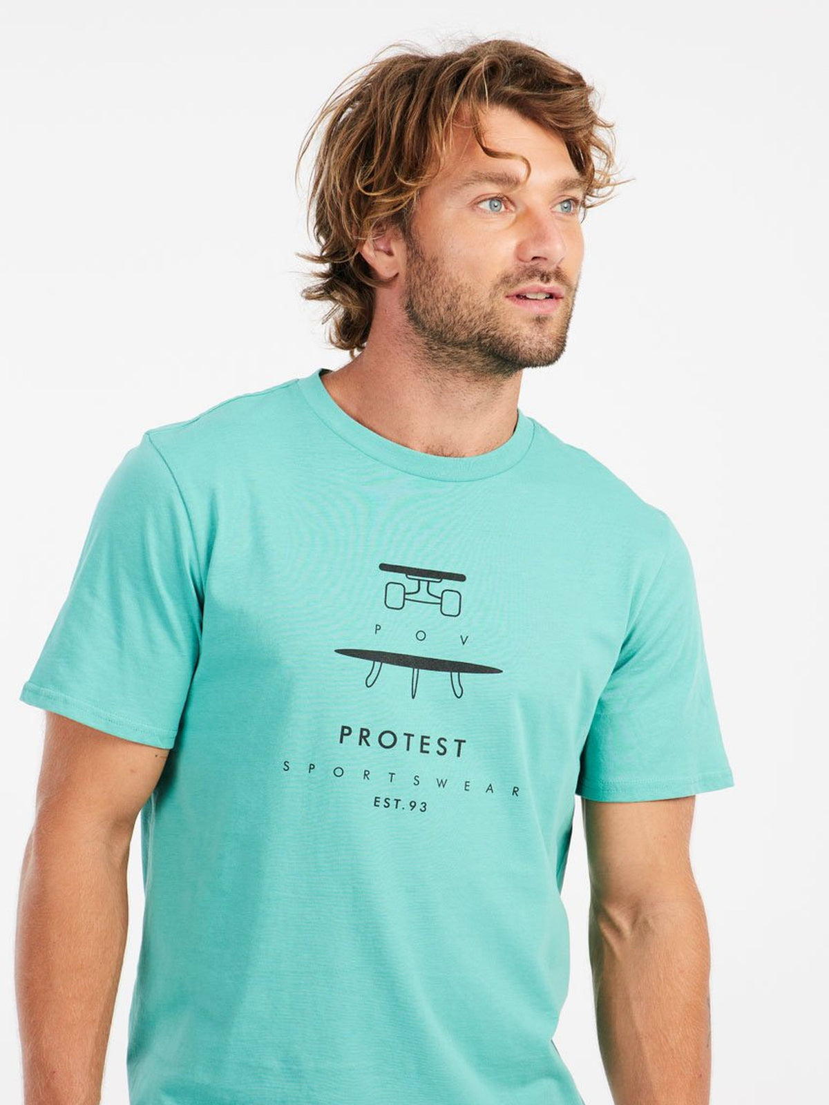 PROTEST PRTAndros T-shirts & Polos | Wave Green