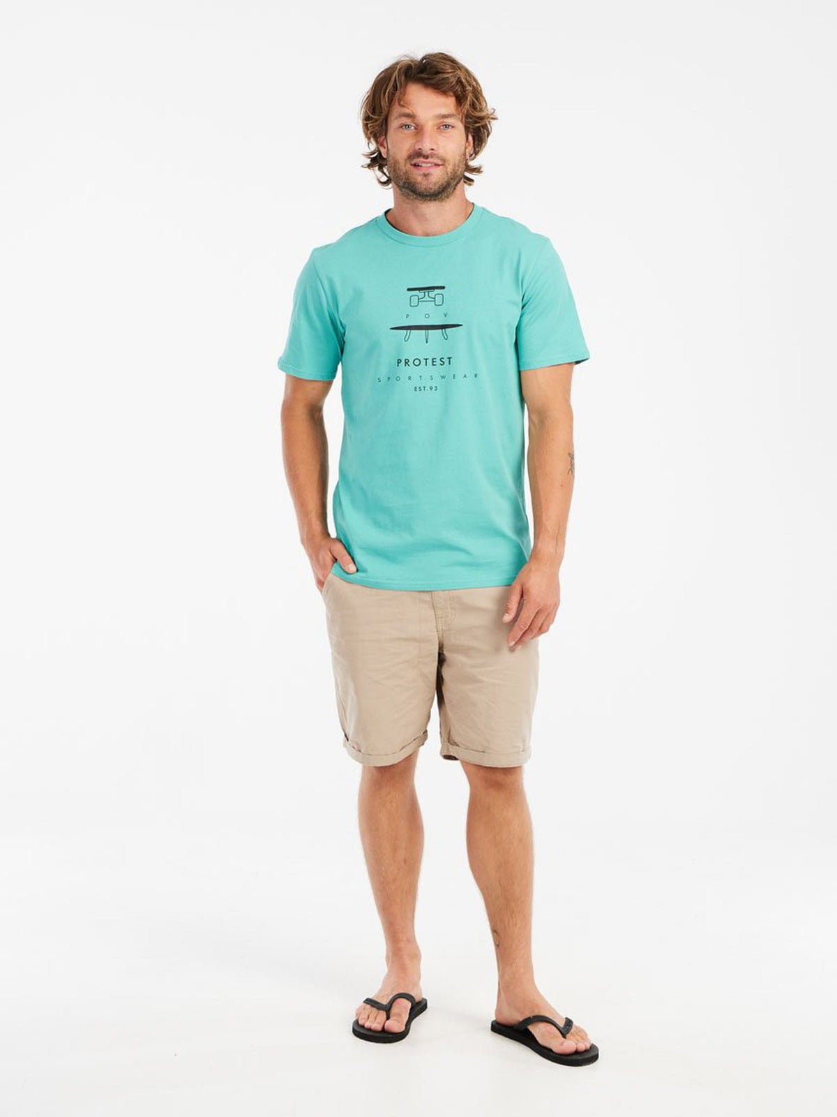PROTEST PRTAndros T-shirts & Polos | Wave Green
