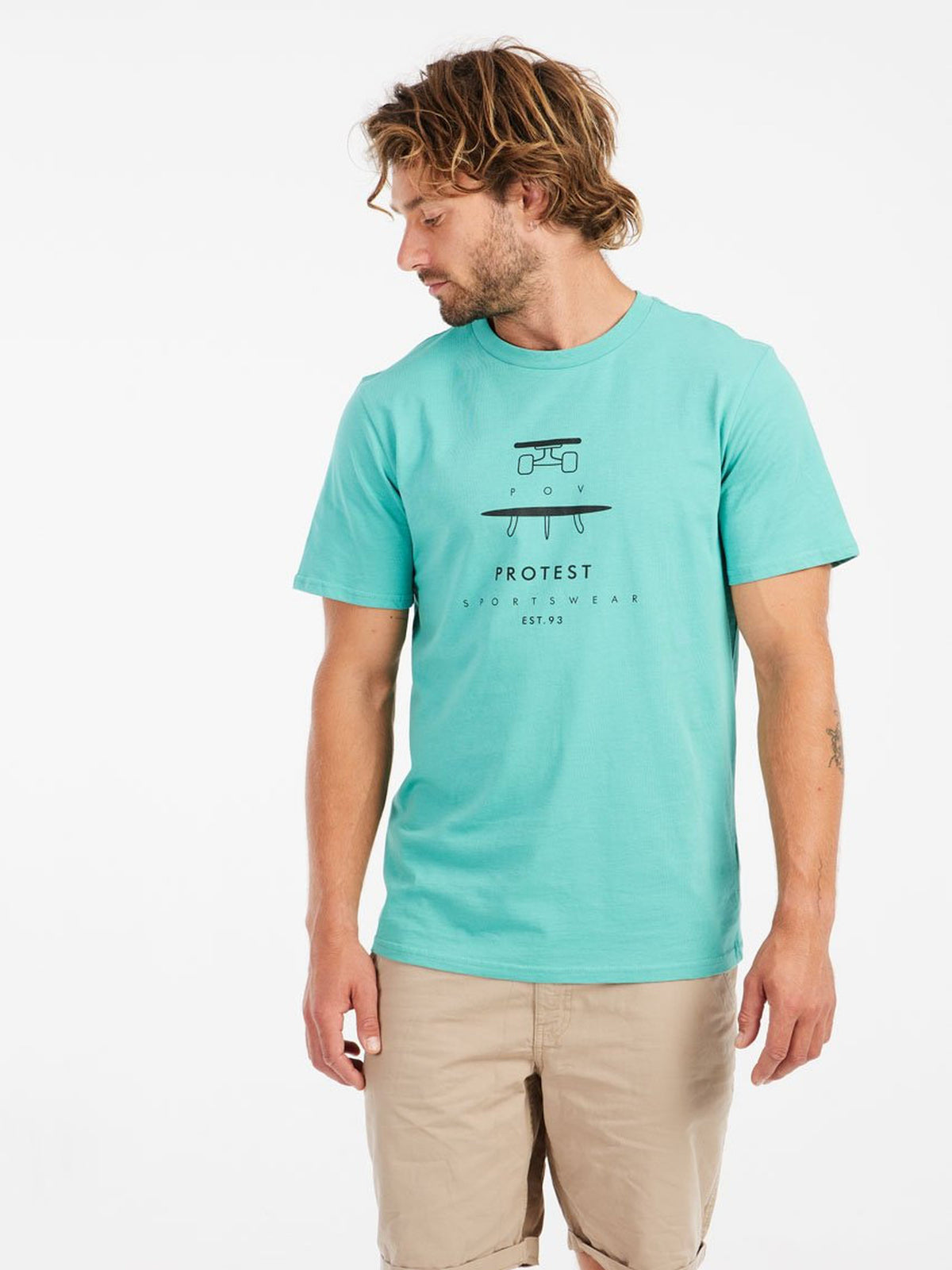 PROTEST PRTAndros T-shirts & Polos | Wave Green