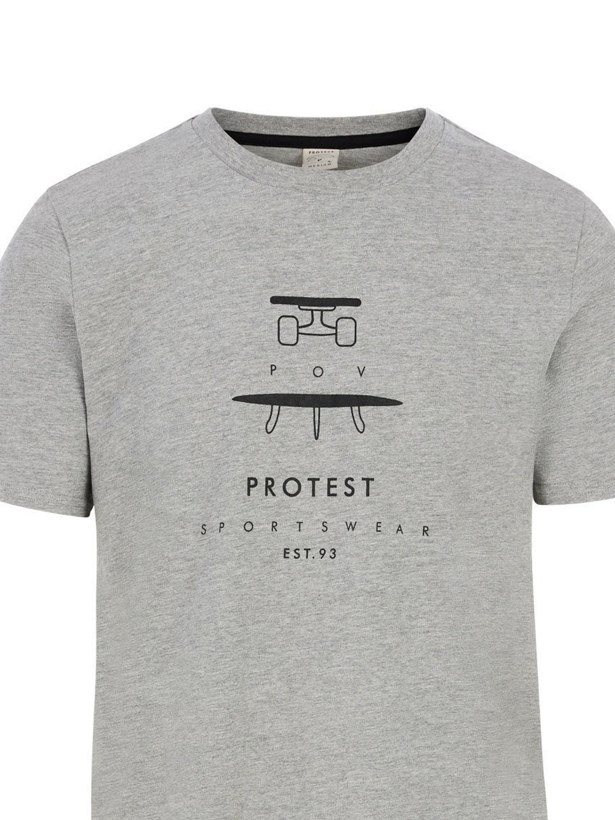 PROTEST PRTAndros T-shirts & Polos | Dark Grey Melee