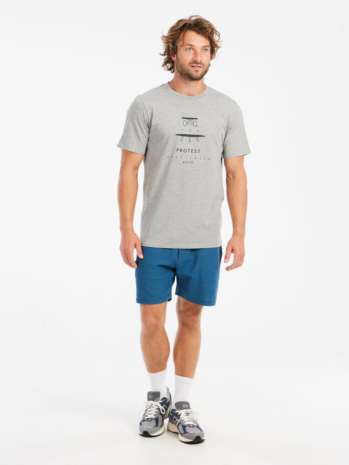 PROTEST PRTAndros T-shirts & Polos | Dark Grey Melee