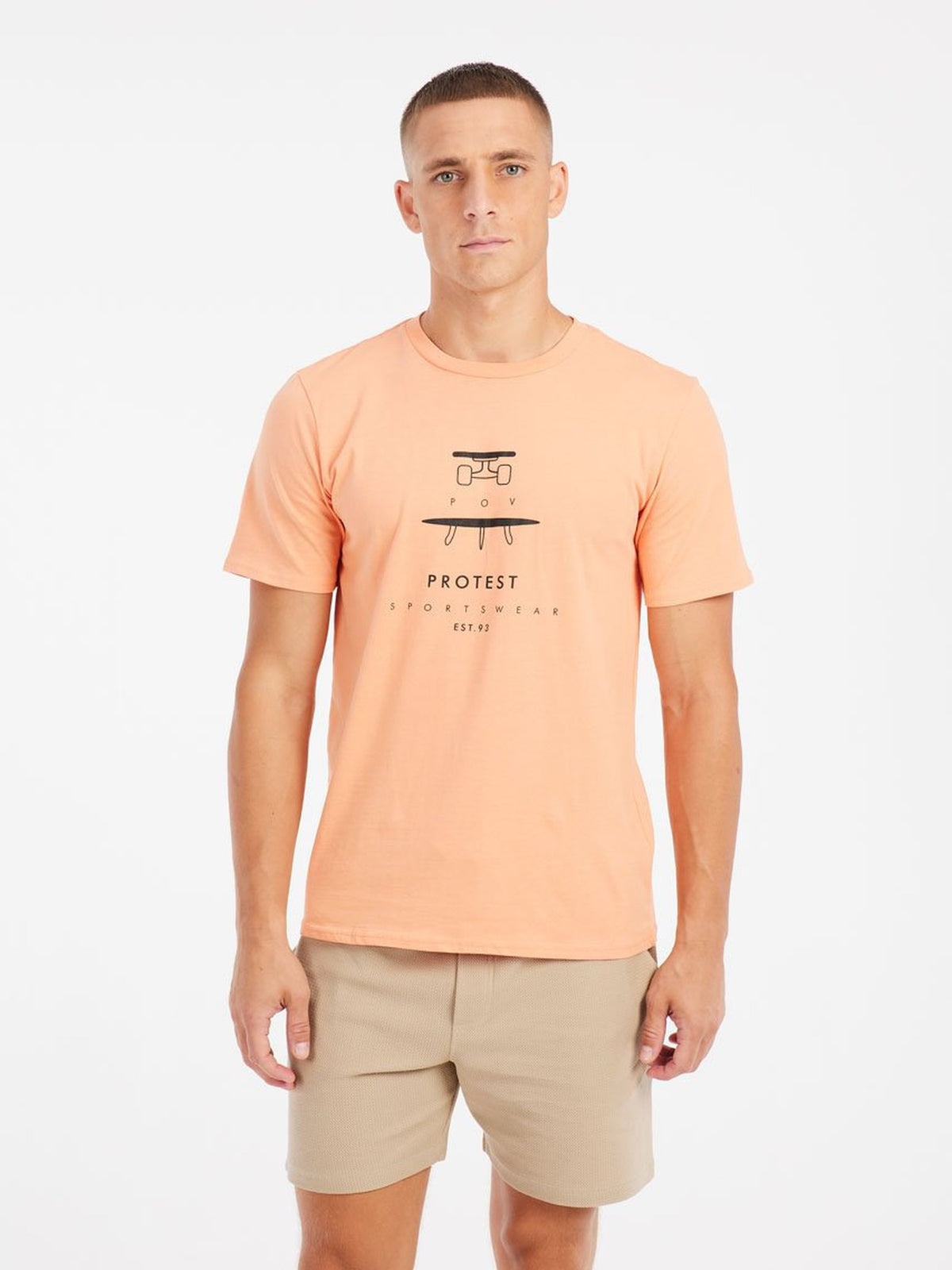 PROTEST PRTAndros T-shirts & Polos | Cadmium Orange