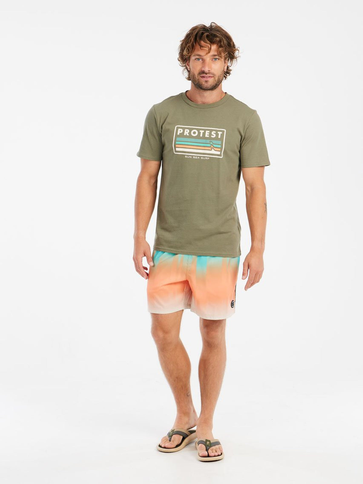 PROTEST PRTBarn T-shirts & Polos | Artichoke green