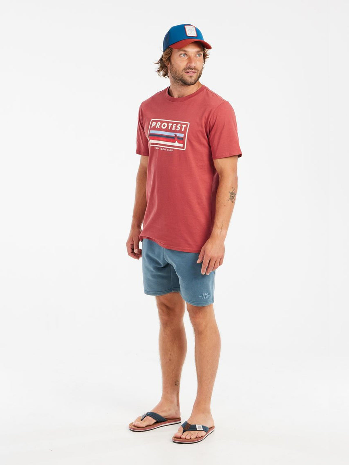 PROTEST PRTBarn T-shirts & Polos | Brick Red
