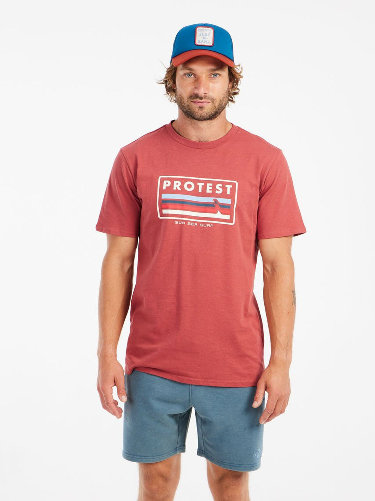 PROTEST PRTBarn T-shirts & Polos | Brick Red