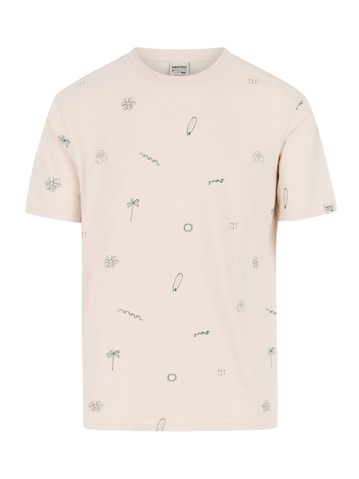 PROTEST PRTKeely Tees Shortsleeve | Kitoffwhite