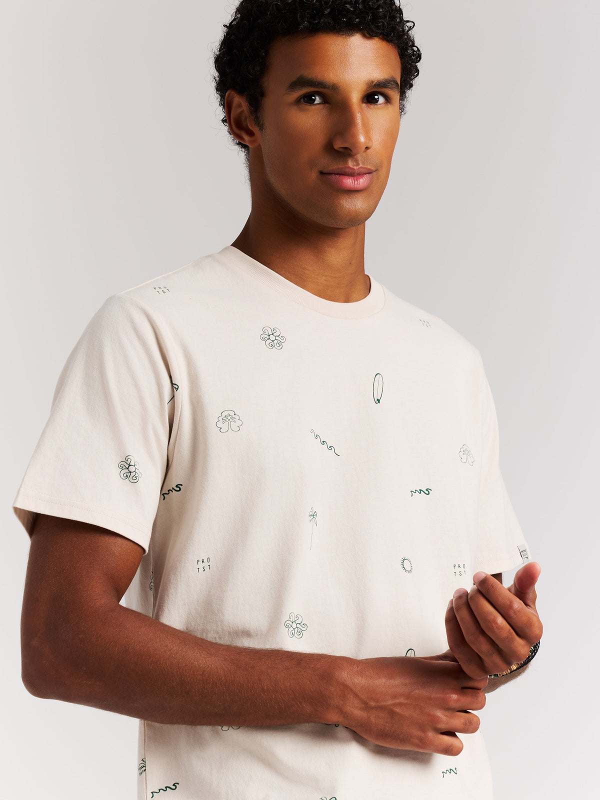 PROTEST PRTKeely Tees Shortsleeve | Kitoffwhite