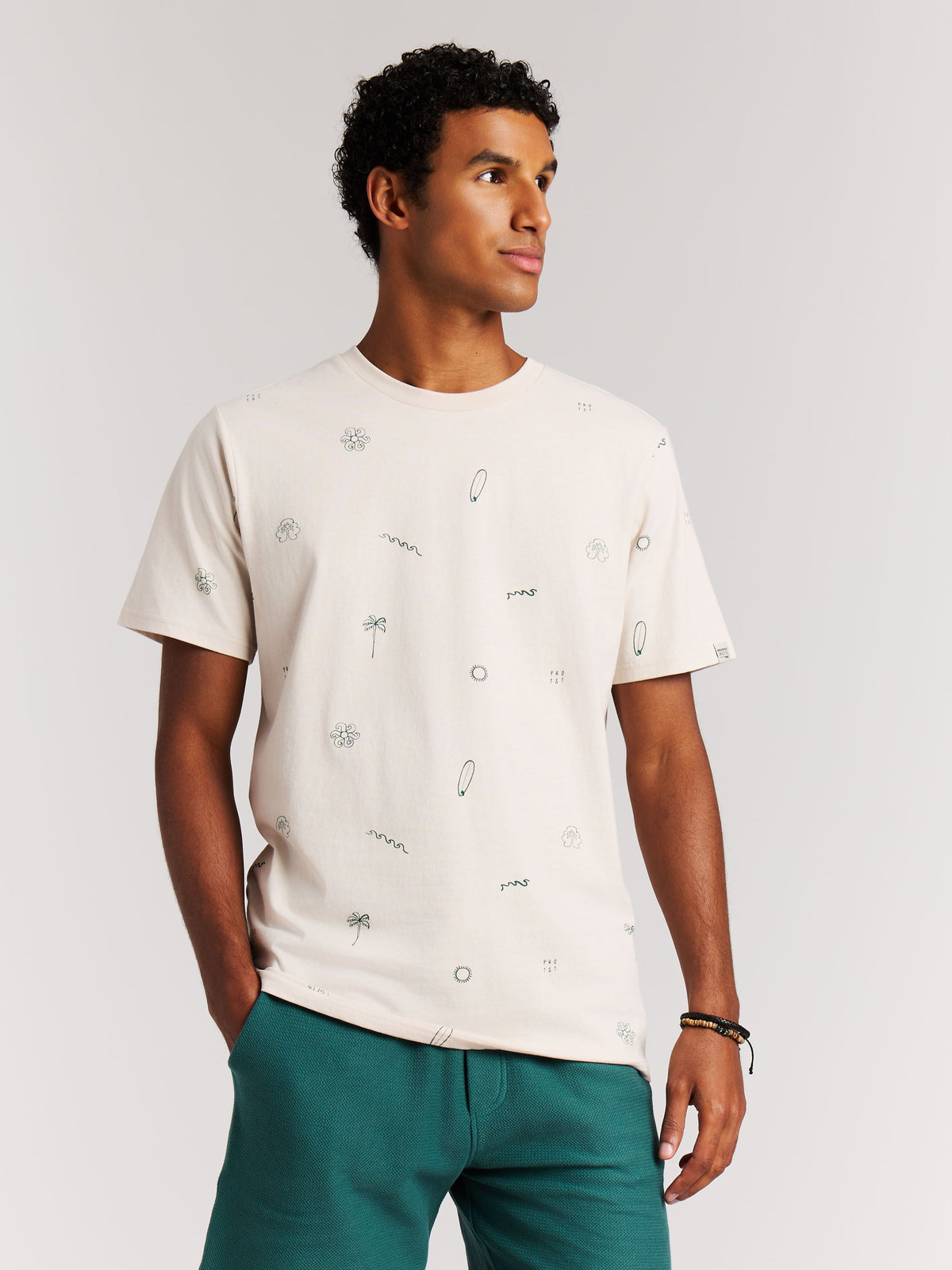 PROTEST PRTKeely Tees Shortsleeve | Kitoffwhite