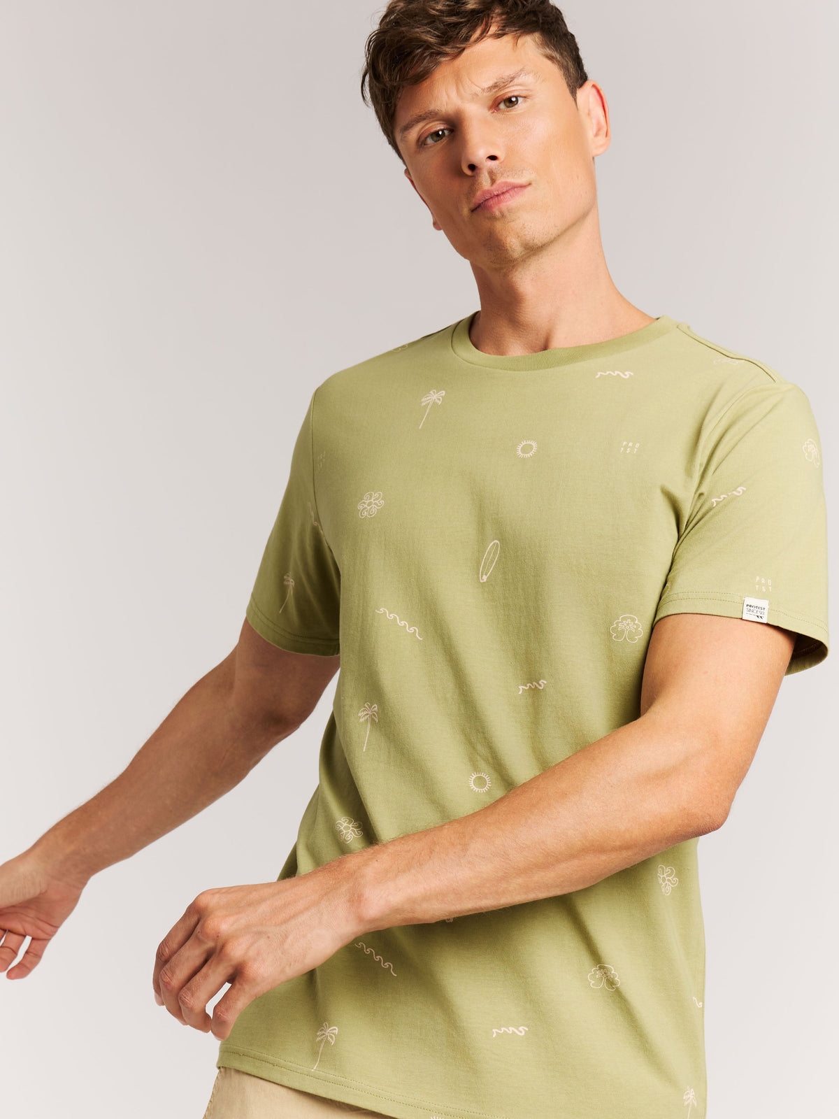 PROTEST PRTKeely Tees Shortsleeve | Fern Green