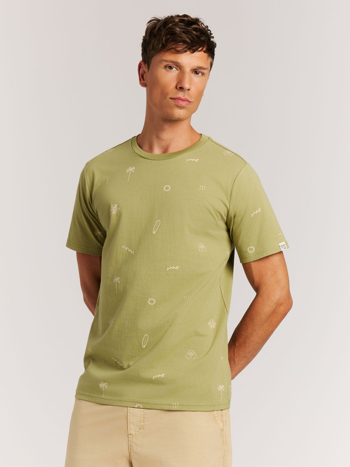 PROTEST PRTKeely Tees Shortsleeve | Fern Green