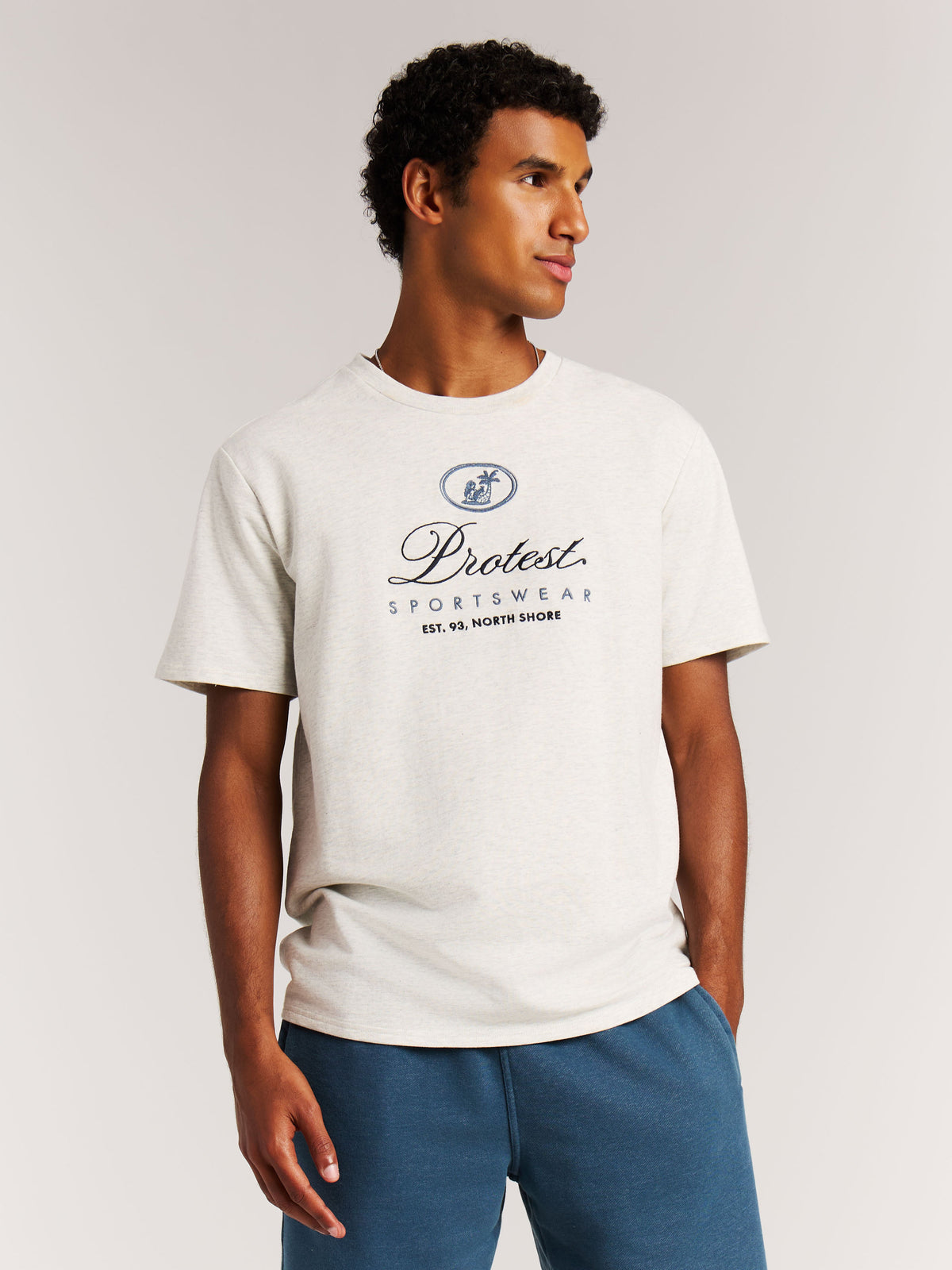 PROTEST PRTBiki T-Shirt | White Melange