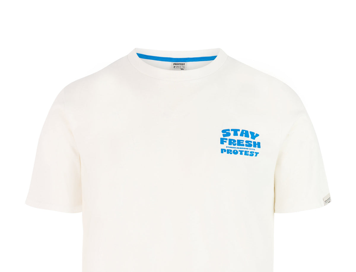 PROTEST PRTJarco Tees Shortsleeve | Seashelloffwhite