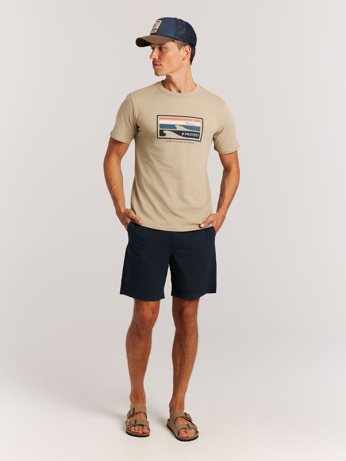 PROTEST PRTHanwell Tees Shortsleeve | BambooBeige