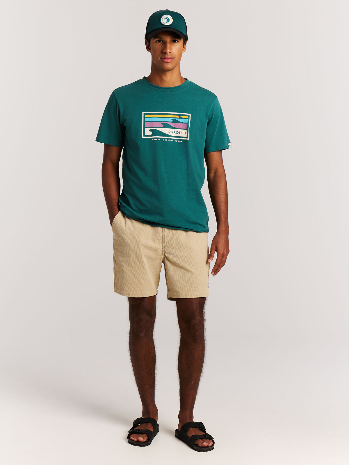 PROTEST PRTHanwell Tees Shortsleeve | Dark Teal
