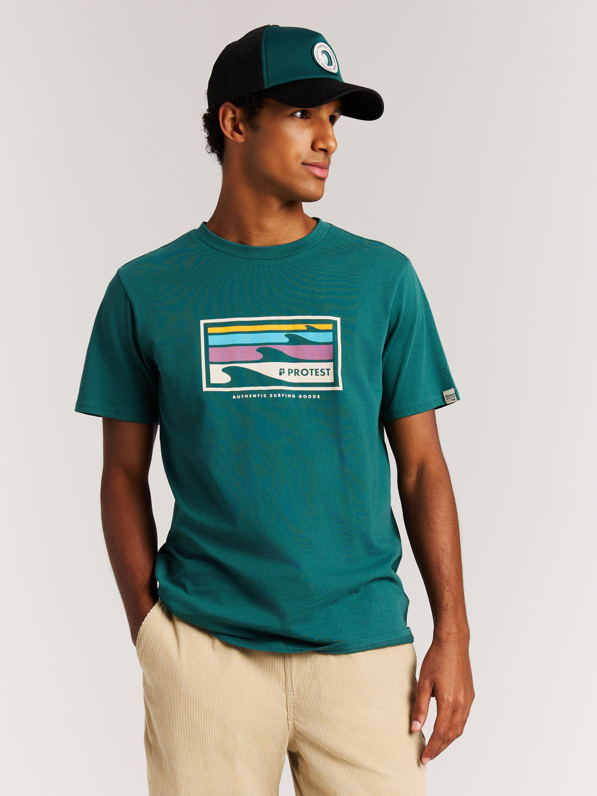 PROTEST PRTHanwell Tees Shortsleeve | Dark Teal