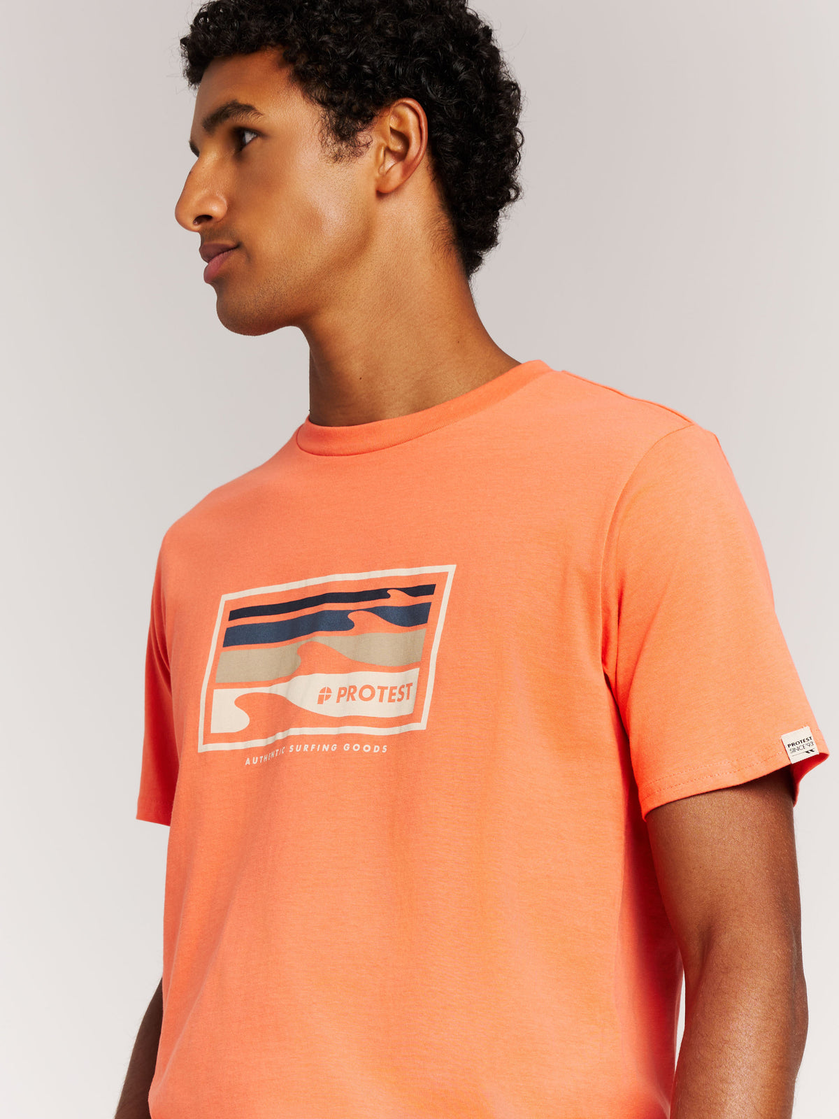 PROTEST PRTHanwell Tees Shortsleeve | Burnt Peach